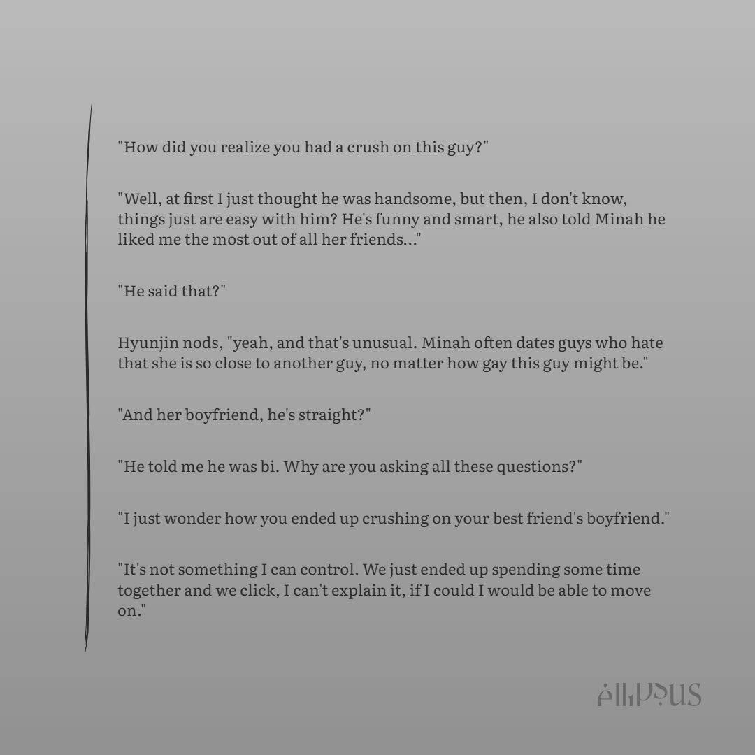 lumineescente's tweet image. 🥟🐶 wip(s) wed!! here have three snippets from three different fics, tell me which one you like the most (or if it's all of them?) 

1st: modern au singer sevng athlete hyvne 
2nd: cheating au 
3rd: magic royal au