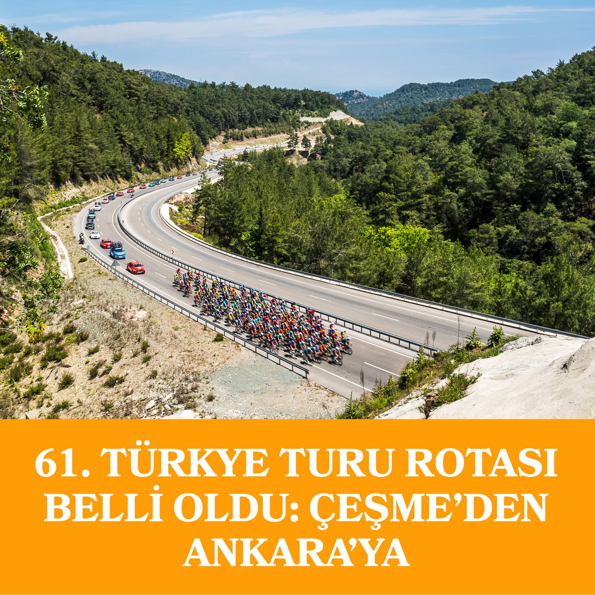 CyclistTR's tweet photo. 61. Cumhurbaşkanlığı Türkiye Bisiklet Turu, 26 Nisan 2026’da Çeşme’den start alıyor ve 3 Mayıs’ta Ankara’da sona eriyor. Detaylar haberimizde.

🔗 Devamı: https://t.co/oWUAUjqZiC https://t.co/qZu2gxB6Th