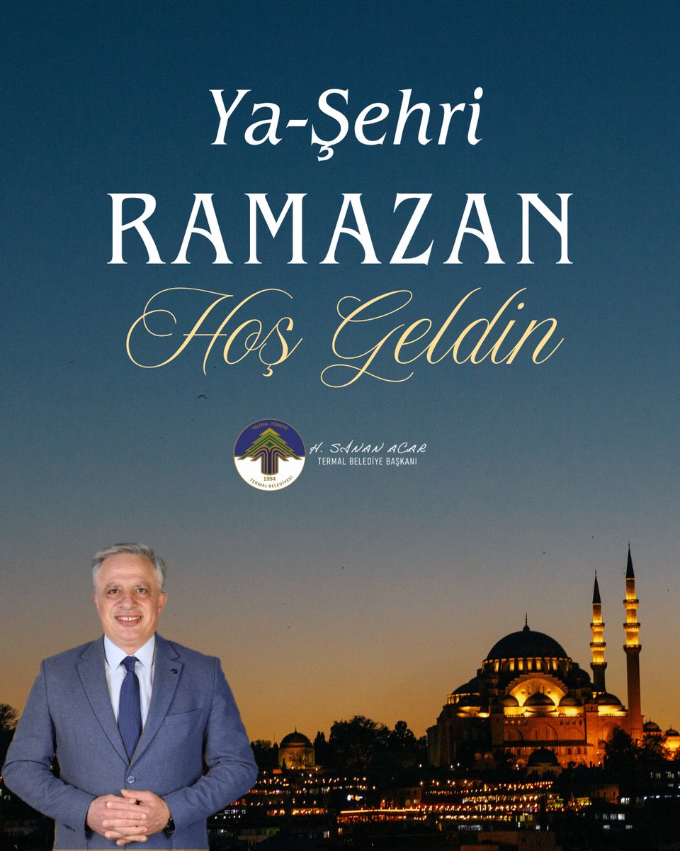 On bir ayın sultanı mübarek Ramazan ayına kavuşmanın mutluluğu ve heyecanı içerisindeyiz. Paylaşmanın, dayanışmanın, sabrın ve manevi huzurun en yoğun şekilde hissedildiği bu müstesna ayın; gönüllerimize ferahlık, sofralarımıza bereket, şehrimize birlik ve beraberlik getirmesini