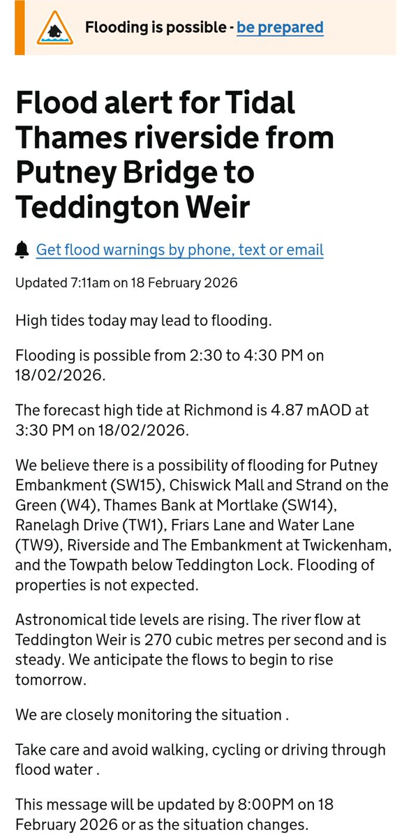 Alan - Flood Forecaster @ The Thames Barrier tweet media