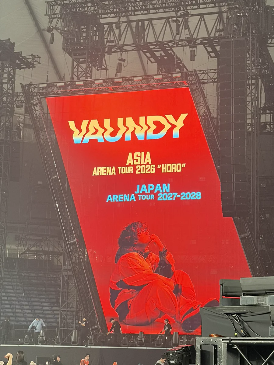 Vaundyドームツアー「SILENCE」全7公演完売で大成功