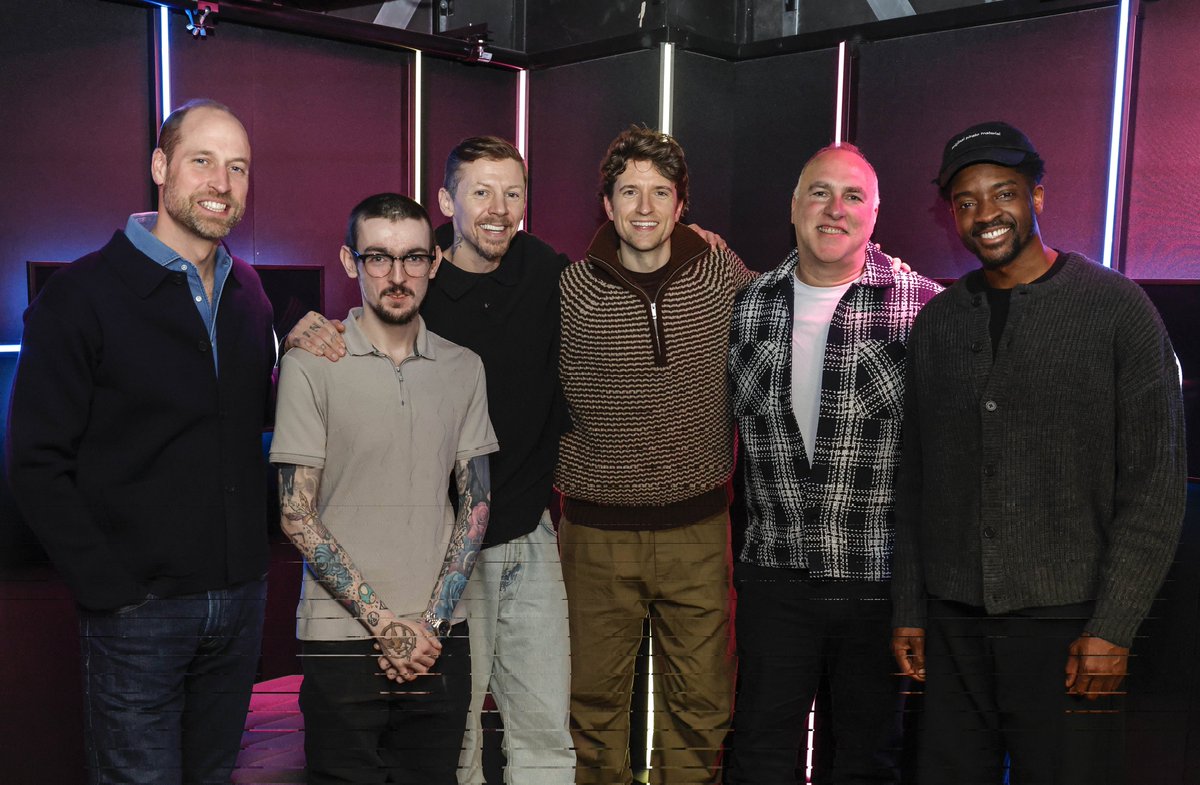 The Prince of Wales attends a special edition of Life Hacks on BBC Radio 1 🎙