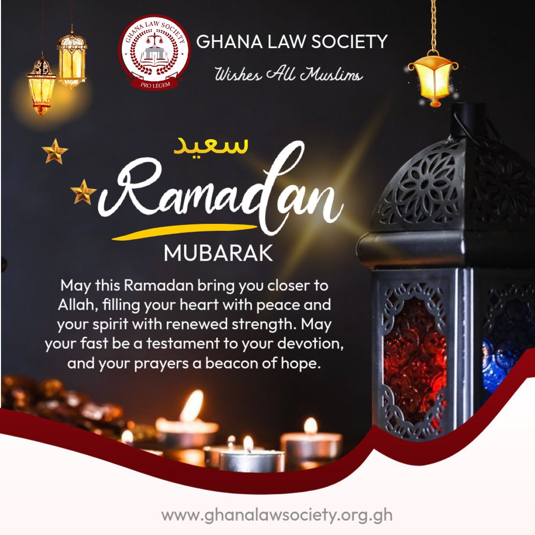 etsedafeamekpor's tweet photo. GHANA LAW SOCIETY wishes our Muslim Brothers well during the holy month of Ramadan. https://t.co/BAILaNCjY7