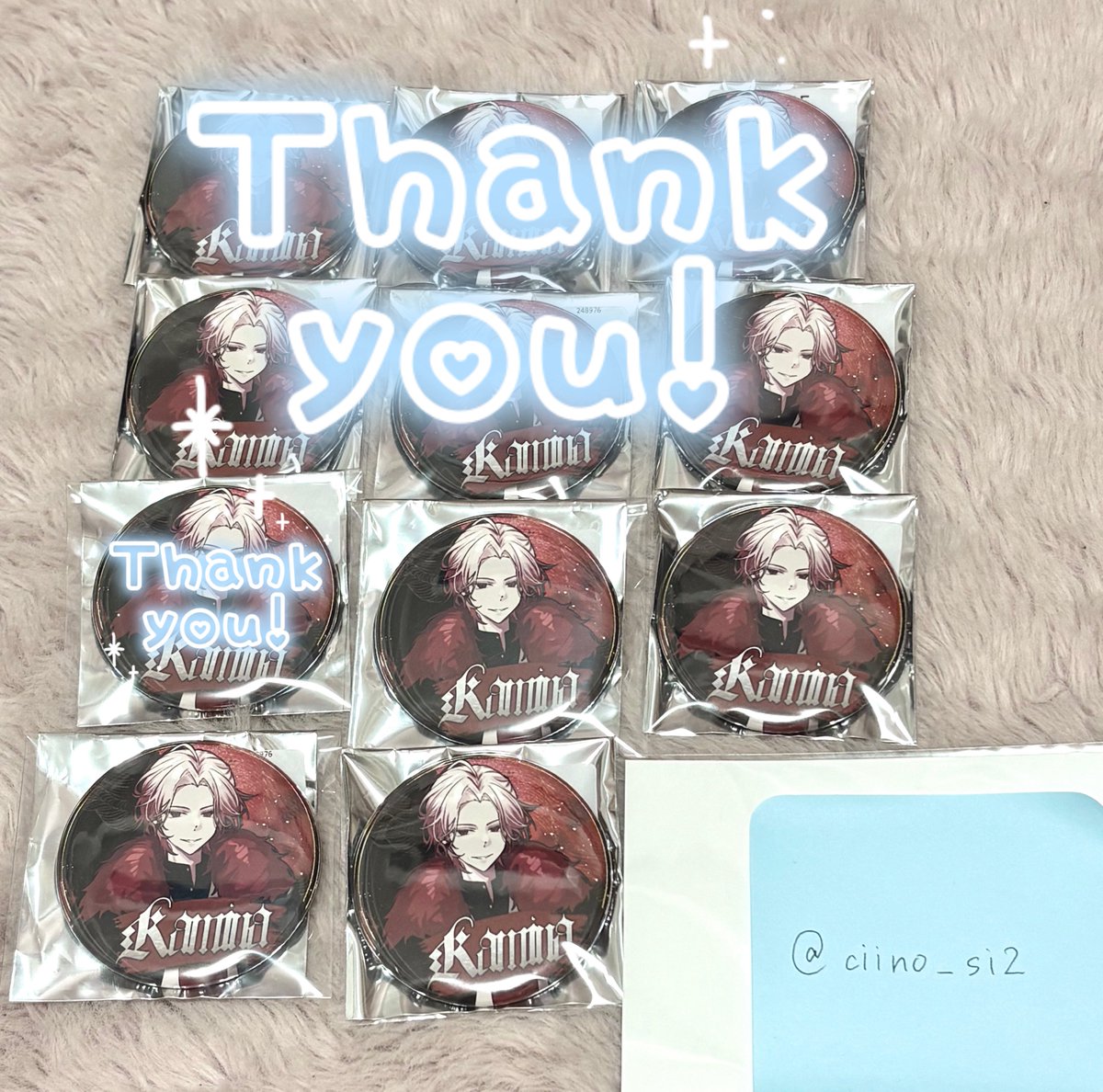ciino_si2's tweet photo. 待宵 グッズ 《交換》

求:🩵さん(同種)
譲:画像のもの

数▶︎ALT

❤️さんのお返事遅くなる可能性🙆🏻‍♀️

お気軽にお声掛けください💓
 #待宵グッズ交換 https://t.co/8on1QQfNOA