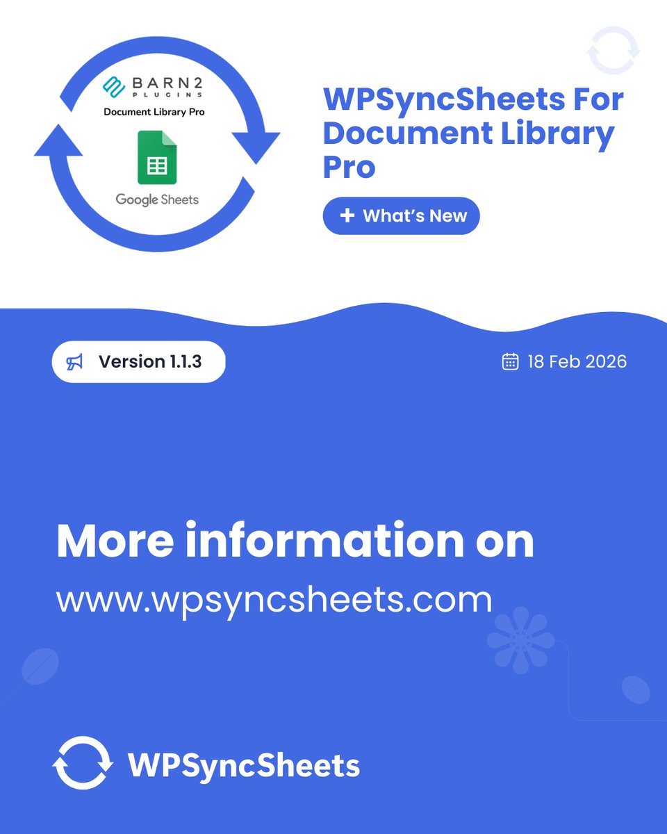 WPSyncSheets - Import Export for WordPress & Woo tweet media