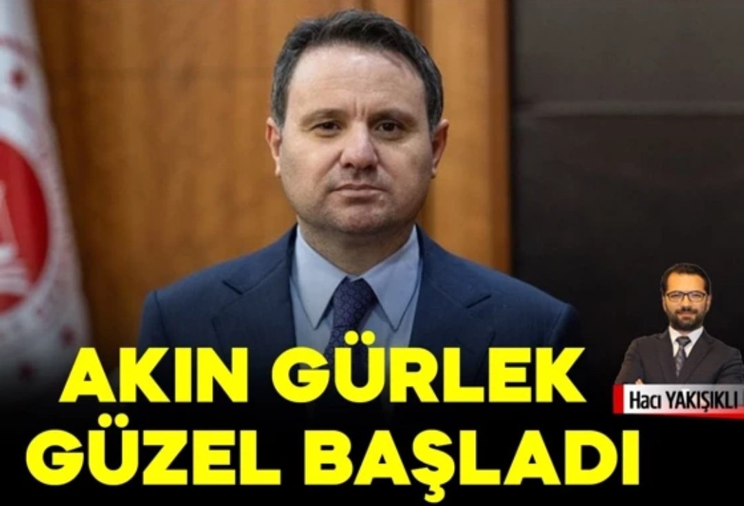 Adalet Bakanı Gürlek'le ilgili donanımlı, tecrübeli, mevzu çözücü, Anadolu insanı yorumları yapıldı

İçişleri Bakanı Mustafa Çiftçi'nin de kamuoyunda olumlu karşılandığını görüyoruz

Akın Gürlek'ten ALO ADALET ve Sosyal Medya Yasası

Bugünkü köşe yazım: medyatava.com.tr/yazarlar/haci-…