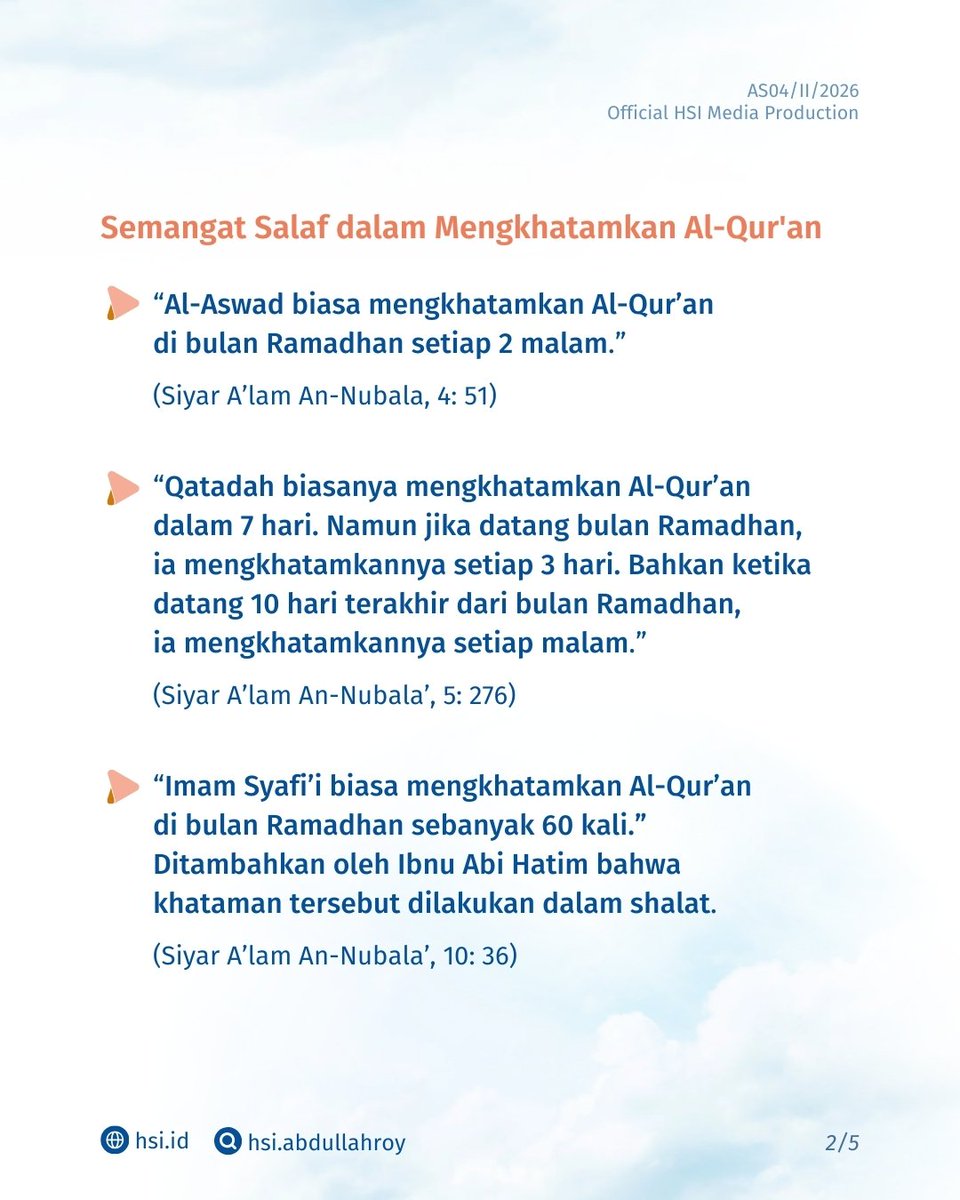 hsiabdullahroy's tweet photo. Meskipun khatam Al-Qur'an bukanlah kewajiban, kita tentu tidak ingin terluput dari limpahan pahala membaca Al-Qur'an di bulan suci. Agar impian khatam Al-Qur’an tidak sekedar angan, save vision board ini dan cetak kalau bermanfaat! https://t.co/T7hlqSHykI