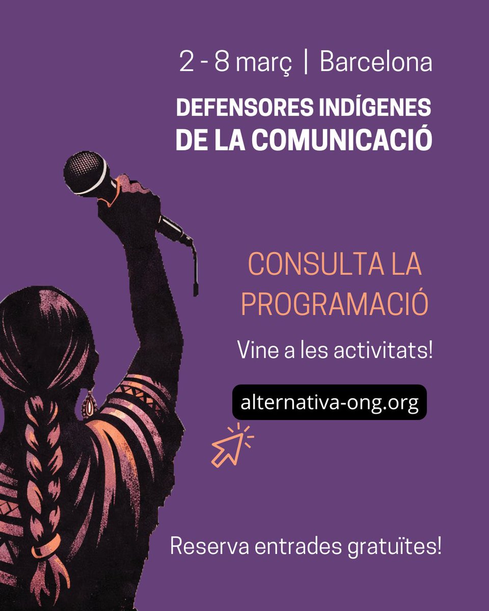 alterNativa Intercanvi amb Pobles Indígenes tweet media