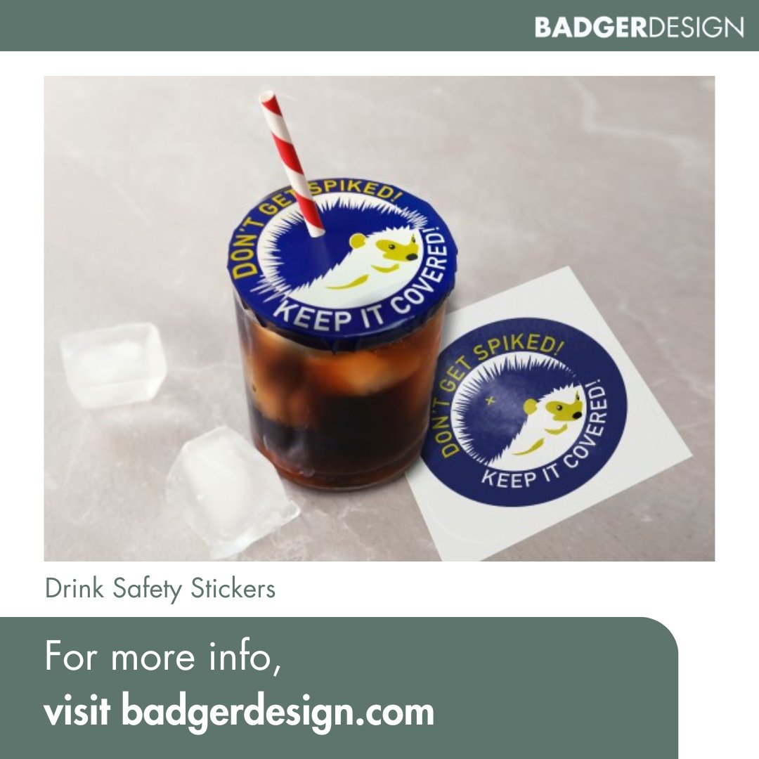 Ensure safety and brand visibility with our Drink Safety Stickers, designed to help prevent drink tampering. Offer your clients peace of mind and effective branding!

👉 Visit our website for more info!

#promotionalmerchandise #promotionalproducts