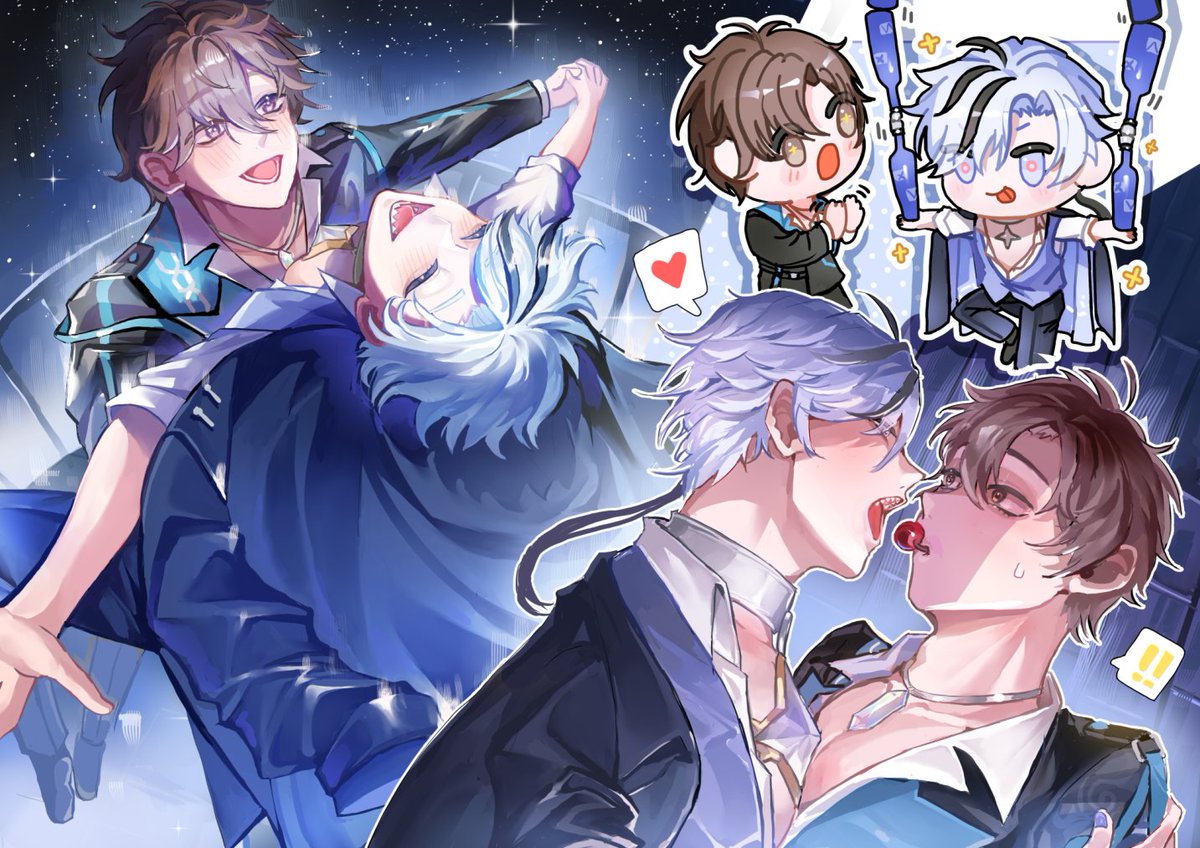 hola22136's tweet photo. Night Date🤍🤎
#新世界狂歡 #NUcarnival #NUcarnivalfanart #ぬカニ_FA https://t.co/tsGbejeDrs