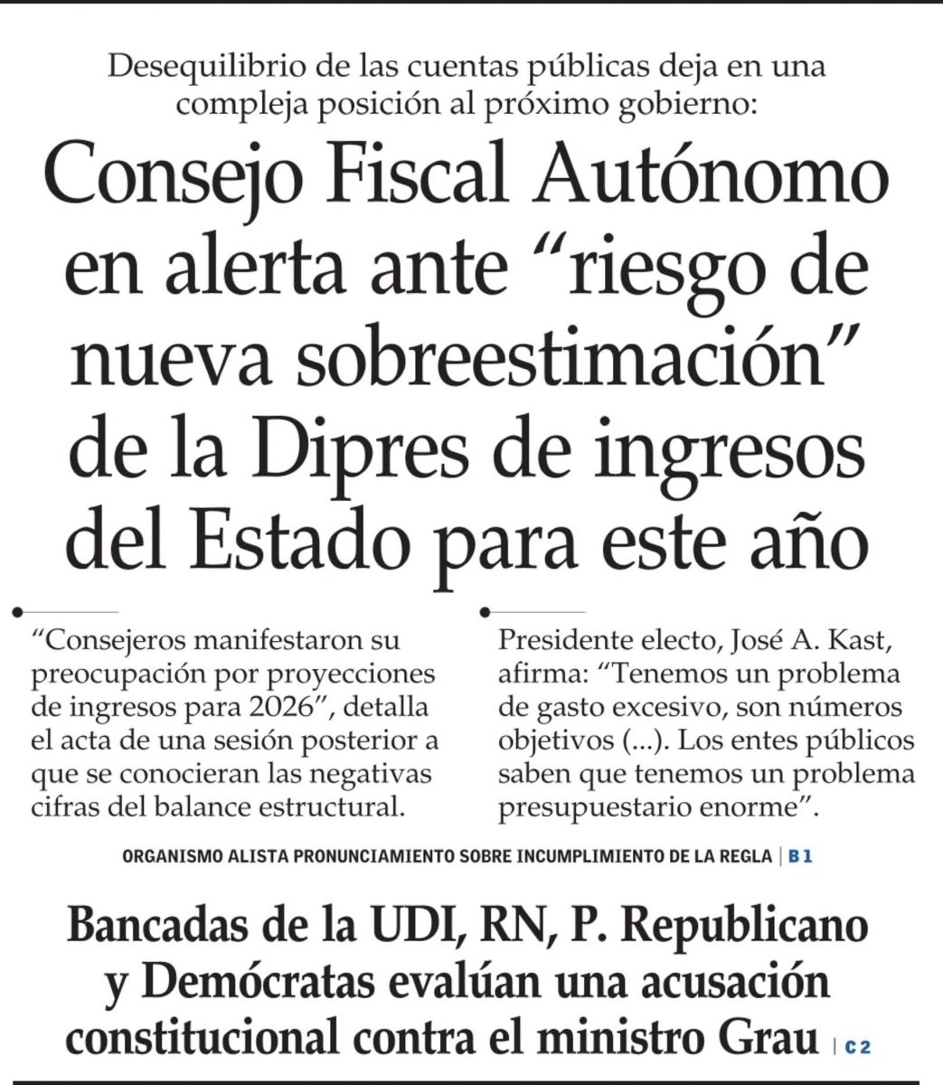 HailDissenter's tweet image. El CFA tiene tanto miedo de otra cagada con las cuentas públicas que prácticamente estan pidiendo que Javiera Martinez no toque ni una calculadora sin un adulto responsable a su lado

Por cierto, al parecer se viene AC contra Grau, podrían añadir a Martinez tb de paso