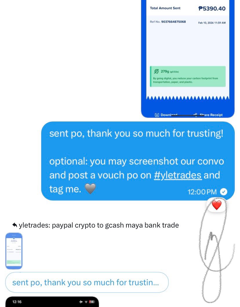 yletrades: paypal crypto to gcash maya bank trade tweet media