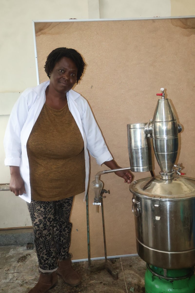kirdi_kenya's tweet image. We are currently hosting Ms. Mercy Gathoni Ndegwa, sponsored by @AgroTunnel. Her training covers Steam Distillation, GMP, Quality Control, and Packaging. Equipping industry players with technical skills for market-ready products. 

#IndustrialResearch #EssentialOils #Training