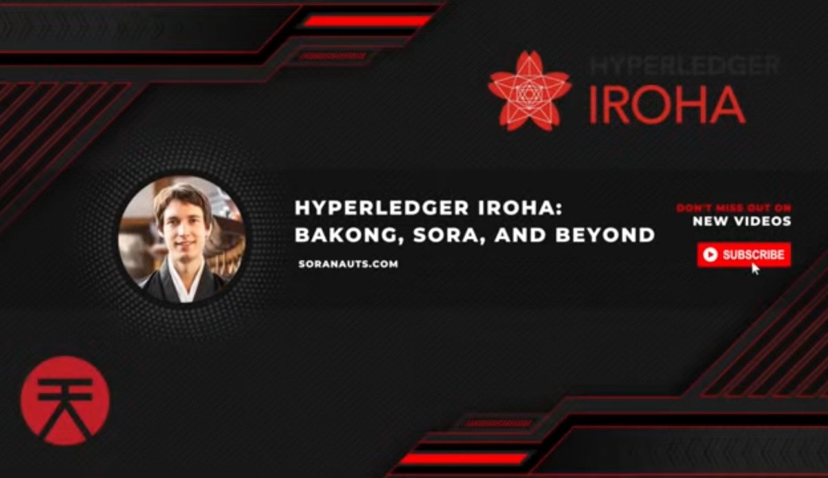 "Originally presented at a Linux Foundation Decentralized Trust virtual meetup, this talk features Makoto Takemiya, CEO of SORAMITSU, explaining how Hyperledger Iroha underpins national-scale blockchain systems and decentralized networks like SORA."

youtu.be/fmHhIXupRa8?si…