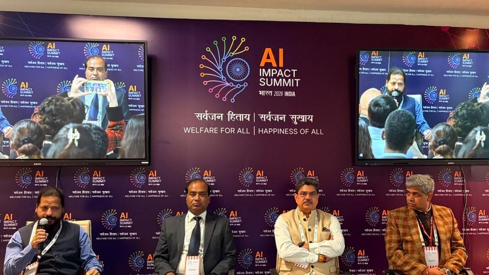 GKP_NIELIT's tweet image. भारत मंडपम, नई दिल्ली में आयोजित #IndiaAIImpactSummit2026 में  “Data for Development: Building AI in the Global South” विषय पर आयोजित पैनल चर्चा का शुभारंभ । इस महत्वपूर्ण सत्र की शुरुआत में @mmmtripathi, महानिदेशक, NIELIT उपस्थित रहे।

#DataForDevelopment #AIForAll #GlobalSouth