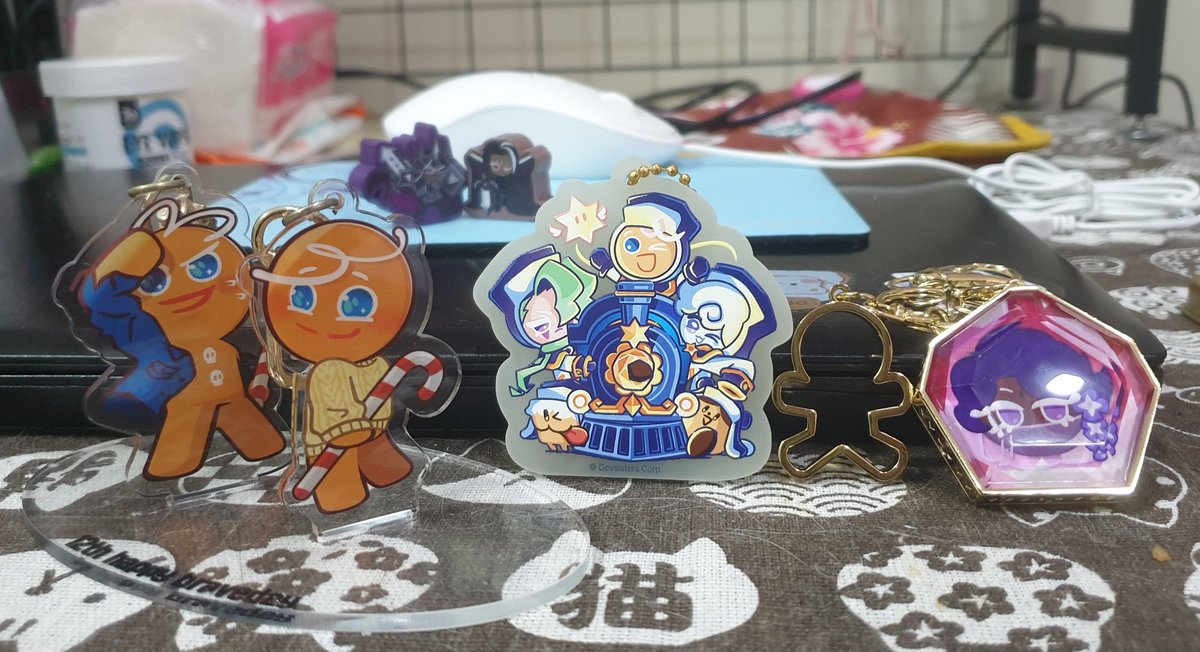 Stuff I bought for my lil bro 💕 We headcanon the two GingerBrave