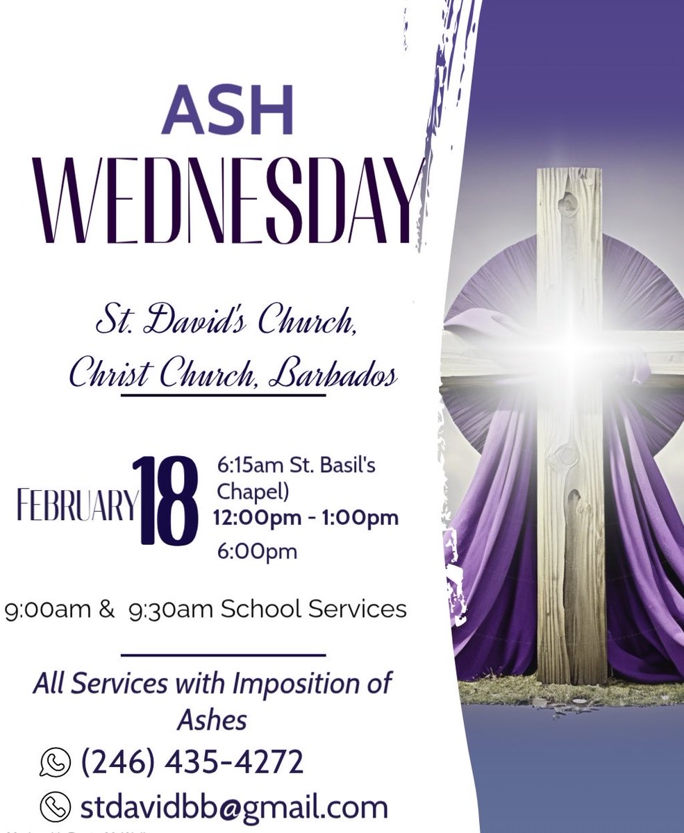 Join us today for Ash Wednesday Services. The midday mass is especially designed for those taking their lunch hour. “Repent and believe the Gospel”. #ashwednesday