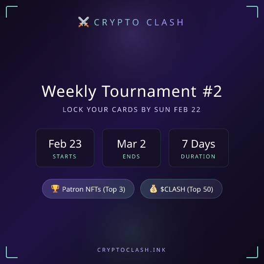 Crypto Clash ⚔️ tweet media