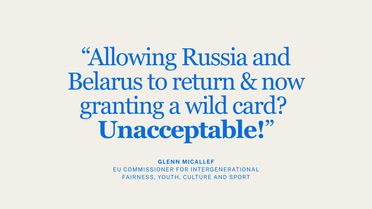 GlennMicallef's tweet photo. I stand with the Paralympians and everything they represent.

However, first allowing Russia and Belarus to return and now granting a wild card and fast-tracking participation without qualification? This is unacceptable.

While Russia’s war of aggression against Ukraine continues, I cannot support the reinstatement of national symbols, flags, anthems and uniforms, that are inseparable from that conflict.

For this reason, I will not attend the @Paralympics Opening Ceremony.

I do so with respect for the athletes but with clarity about the principles at stake.

Sport unites when it stands on principle. It divides when it compromises them.

I call on my likeminded counterparts to take the same stand.