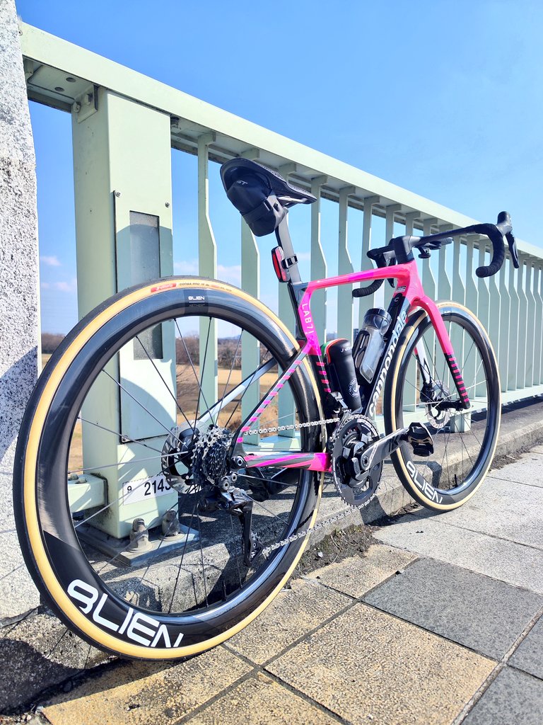 RYDER_sky_F10's tweet photo. My new gear…🛞
8LIEN AETHER5が納輪されました！！
近頃は中華系ホイールの躍進が凄まじくかなり色々と迷いましたが、スペックとデザインの良さを加味してこちらのホイールを選択
平坦からアップダウンまで100kmほど走りましたが、加速・空力・快適性どれをとっても期待通りで大変満足です👍👍👍 https://t.co/a681DHVUno