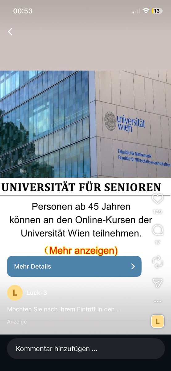 Aus der Sicht der ⁦<a href="/univienna/">Universität Wien</a>⁩ muss das #Pensionsalter drastisch gesenkt werden #Senioren