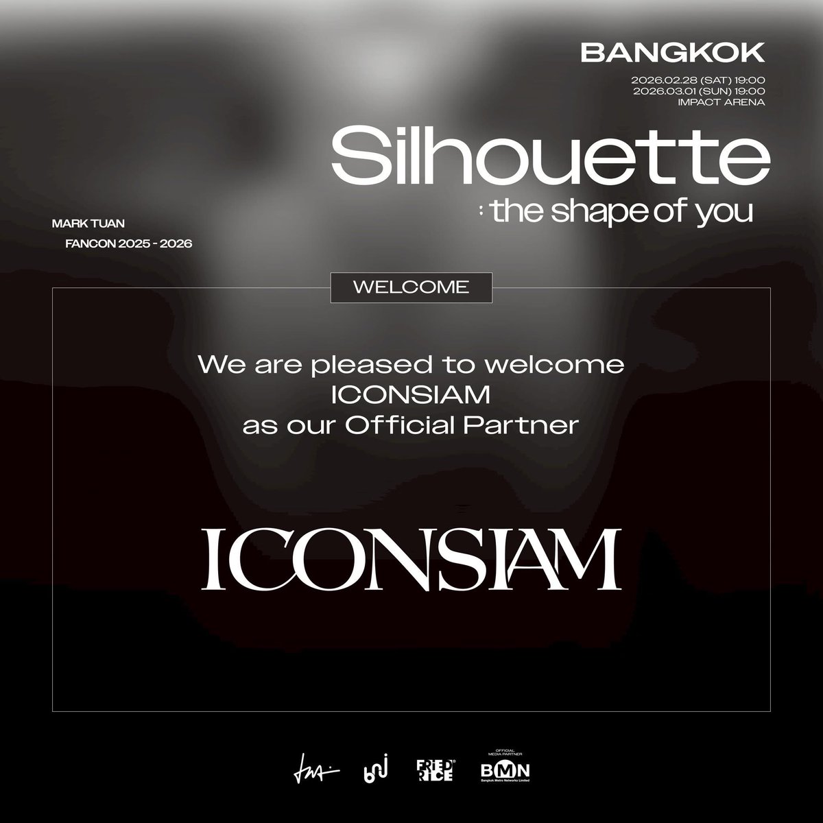 Suwanet15's tweet image. Omg สปอนเซอร์เยอะมากแม่🫶🇹🇭

-รถไฟฟ้า MRT
-ICON SIAM
-น้ำดื่มสิงห์
#MarkTuanFanconBKK2026