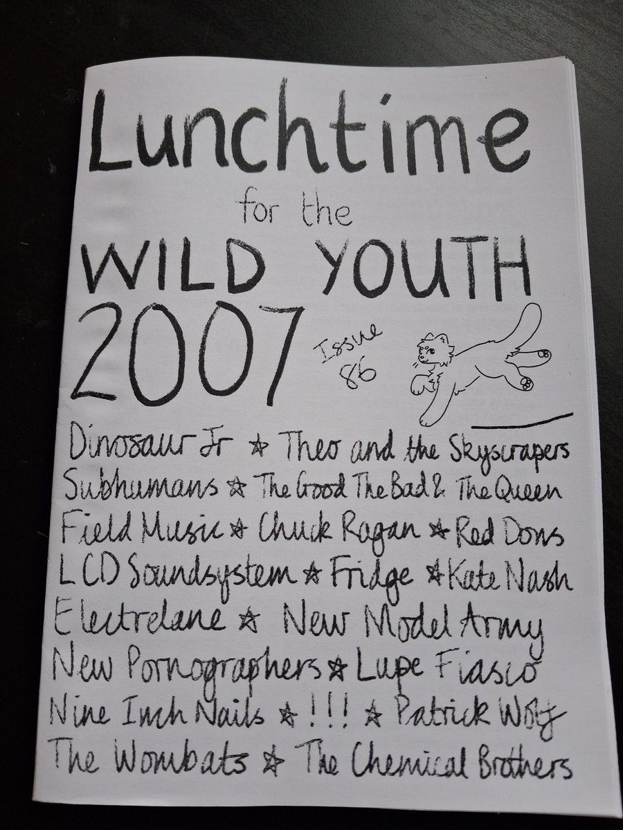 New issue! Loads of great writing on 2007 albums by the bands in photo. Just £2. Link in bio/comments