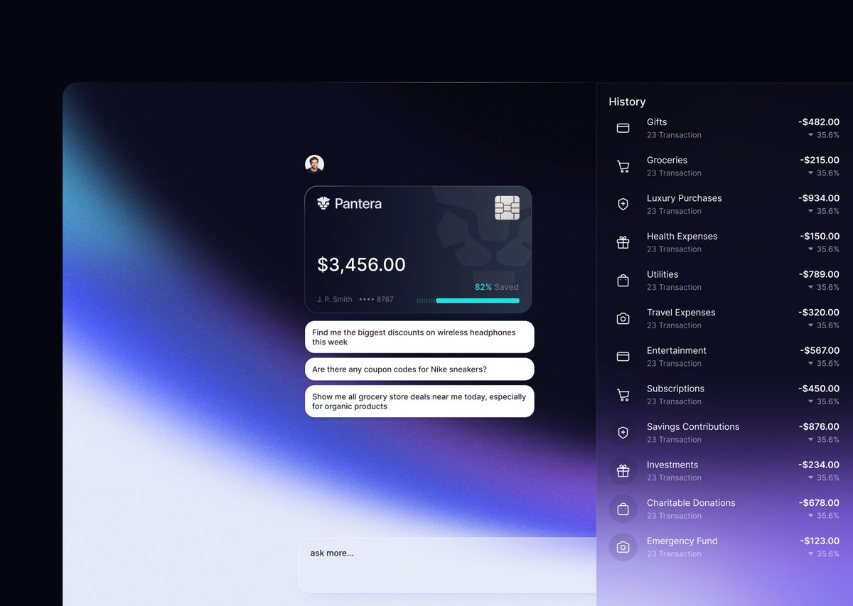 An AI driven wallet app ive been working on!