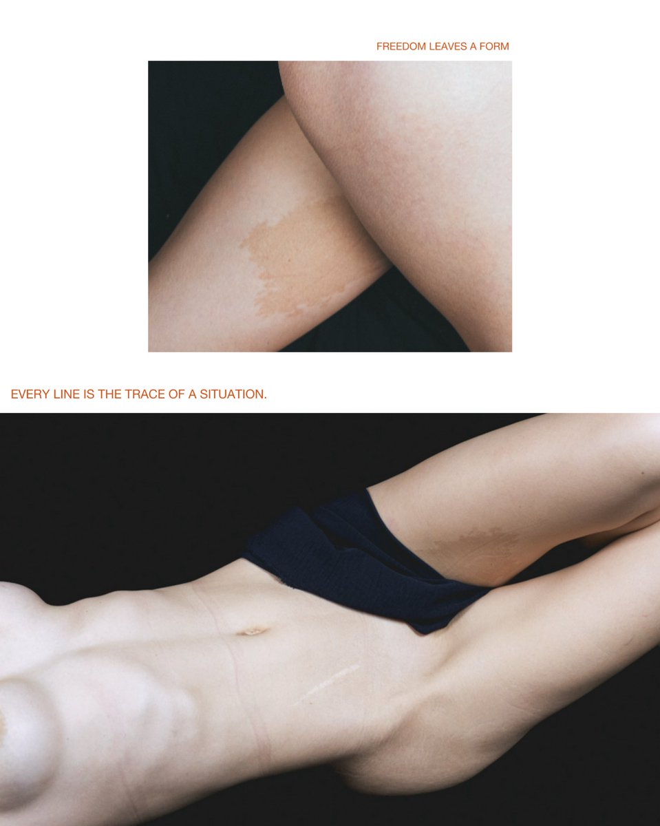 A trace is proof of presence.
There is no ideal here. There is history.