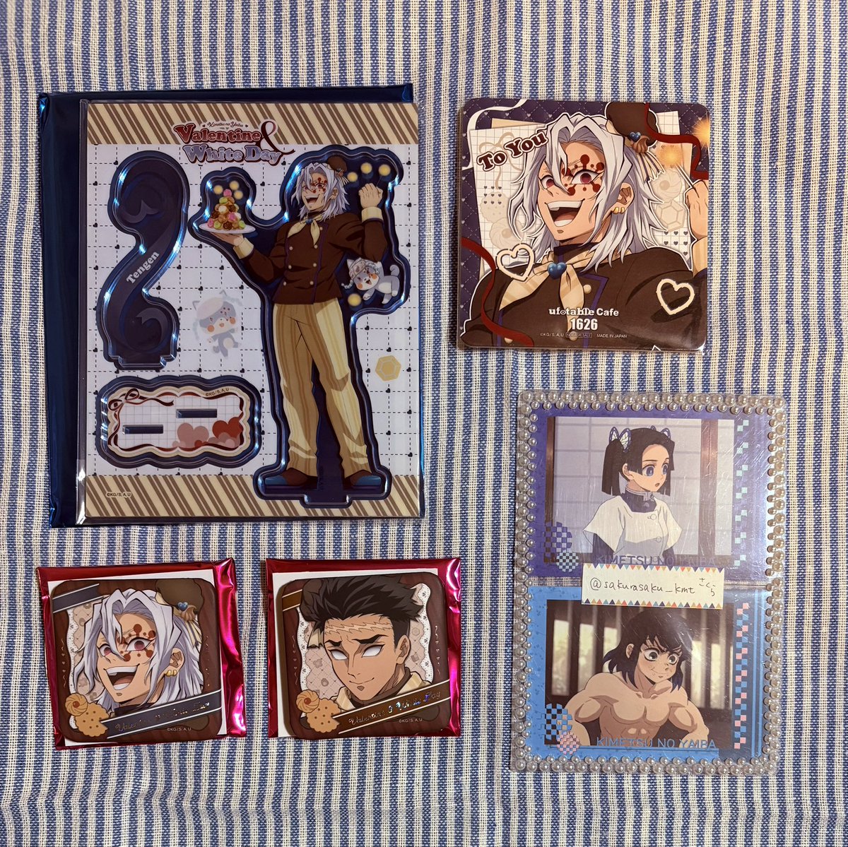 ○交換 鬼滅の刃 ufotable バレンタイン ホワイトデー 缶バッジ