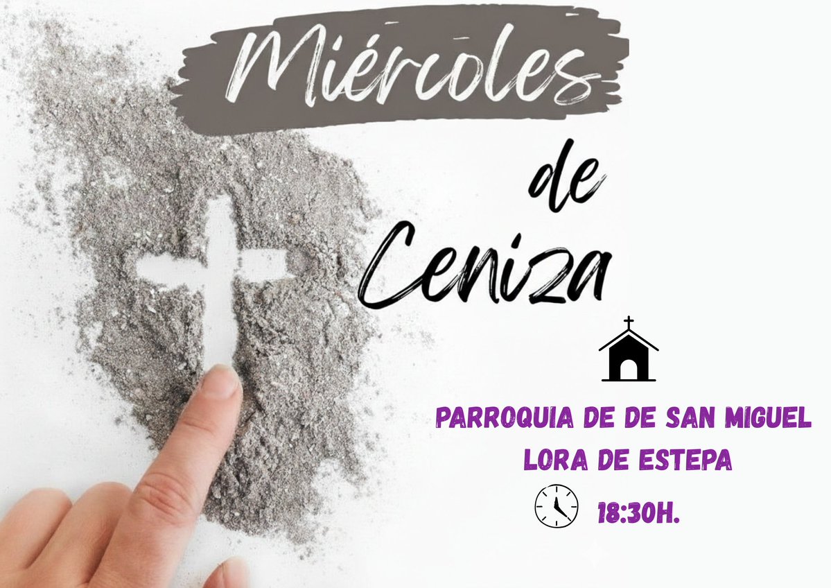 ✝️ #MIÉRCOLESDECENIZA |

Hoy da comienzo la Cuaresma, tiempo de reflexión, penitencia y renovación espiritual. Que este camino nos acerque más a la humildad y al amor de Cristo.

"¡Busca al Señor, encuentra al Señor, ama al Señor!"