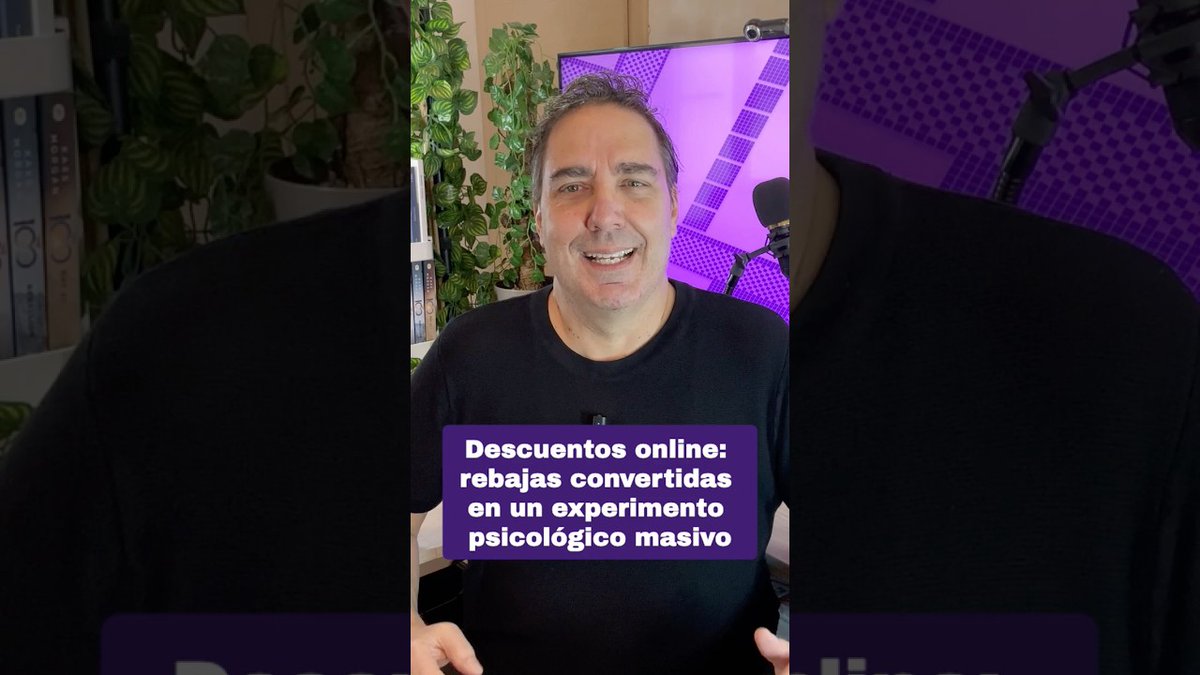 #video 🎥 Descuentos online: rebajas convertidas en un experimento psicológico masivo: Los descuentos y promociones online se convierten en un experimento psicológico a escala global. Millones de compradores reaccionan a precios… dlvr.it/TR1lGT Dale ♥️ abre el link