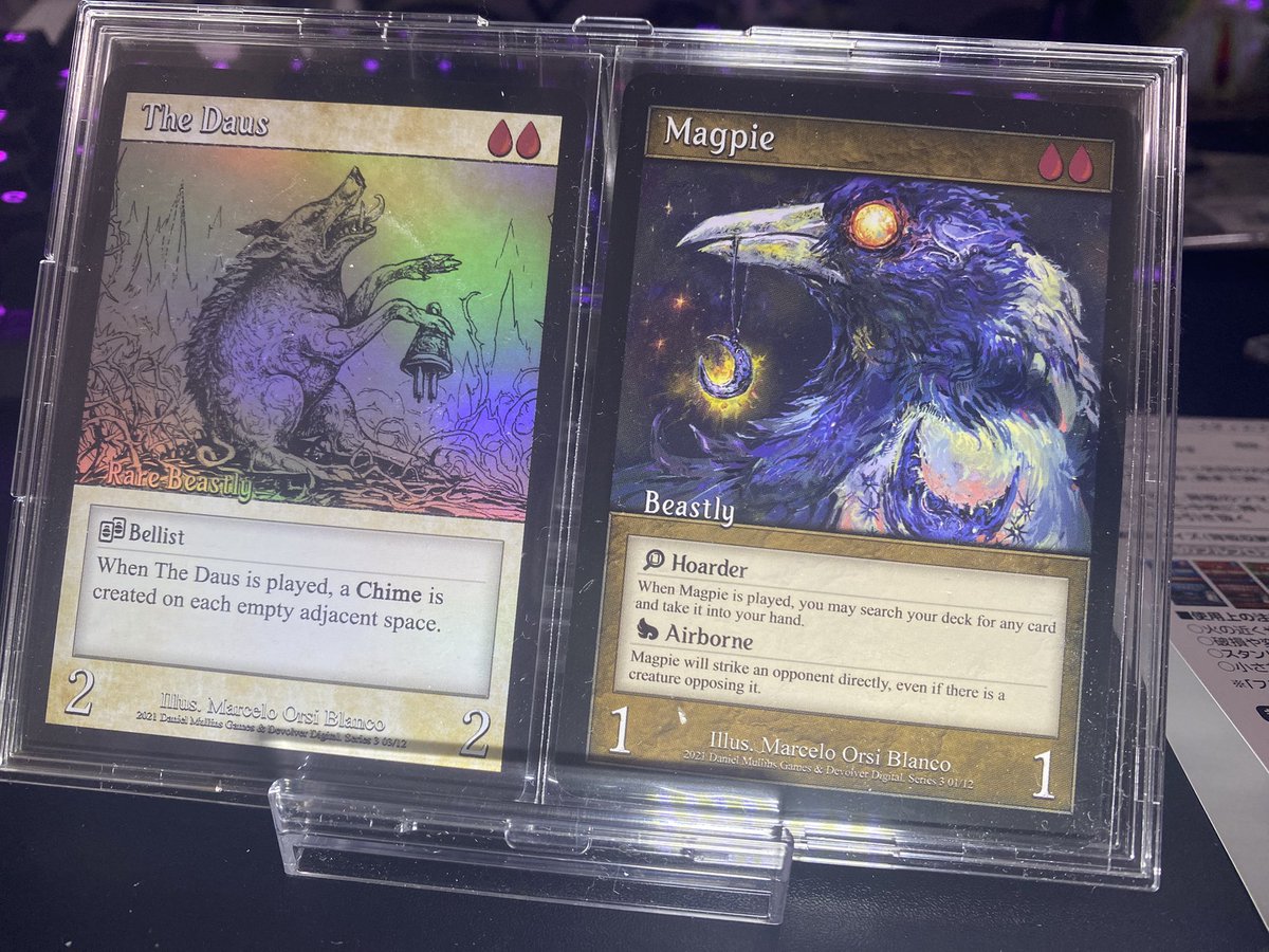 inscryptionのカードパック3弾が着弾した！ デュースとカササギには