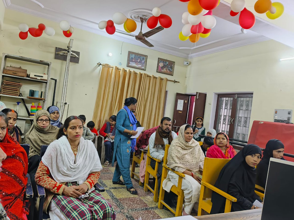 SPARCINDIA's tweet image. On 14th February 2026, SPARC-India’s Jyoti Kiran School, in collaboration with SBI Foundation, successfully conducted a Parent Support Group (PSG) meeting with 29 parents and staff members.
#childrenwithdisability #jyotikiranschool #Parentsupportgroup