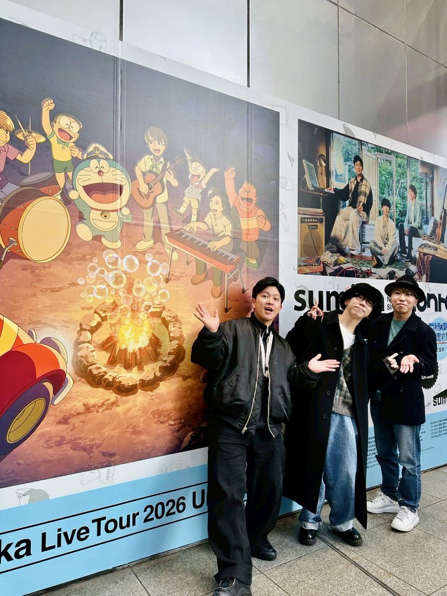 sumikaken's tweet photo. みんなで渋谷散歩してきました🚶
ドラえもんたちと記念写真嬉しいいい https://t.co/tkkurjabX4