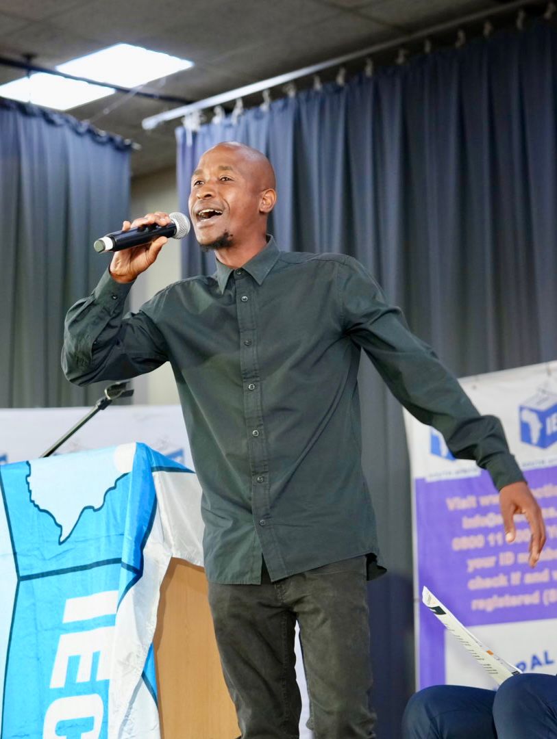 IECSouthAfrica's tweet photo. 🎯The Tertiary Institutions Campaign is officially underway!

🗳️Catch the livestream now for all the latest updates from the TIC activation. From exciting performances to powerful presentations by the talented students of Taletso TVET College, it’s energy, education and entertainment all in one!

Get the full experience and head over to the IEC YouTube channel and tune in live!

🎥 Watch the YouTube stream: https://t.co/HivVpmUfcH

#wozalge2026 #2026TICActivation