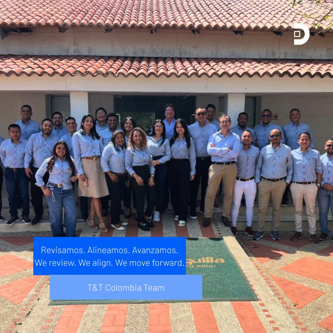 Revisamos resultados. Alineamos objetivos. Y reforzamos lo más importante: el equipo.
T&amp;T Colombia se reunió para seguir creciendo, adaptándose y generando impacto real en el territorio.
Gracias a Javier Blanco, a Julian Andrés Hernandez y a todo el equipo.
Seguimos avanzando. 🚀