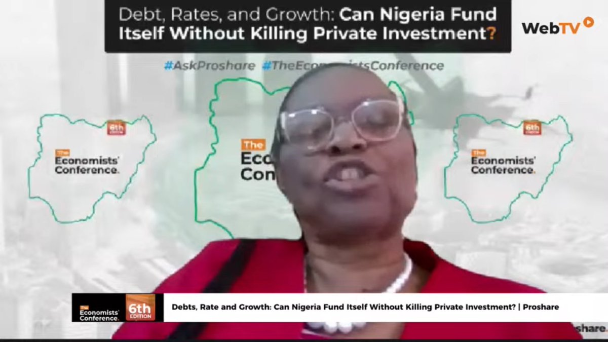 webtvnigeria's tweet photo. Our high-calibre panel of discussants and guests providing rich insights on how Nigeria can fund itself without killing Private Investment at the 6th edition of the @proshare Economists’ Conference. 

Join the conversation live via: https://t.co/dF7IoI3CcS

#AskProshare
#TheEconomistsConference