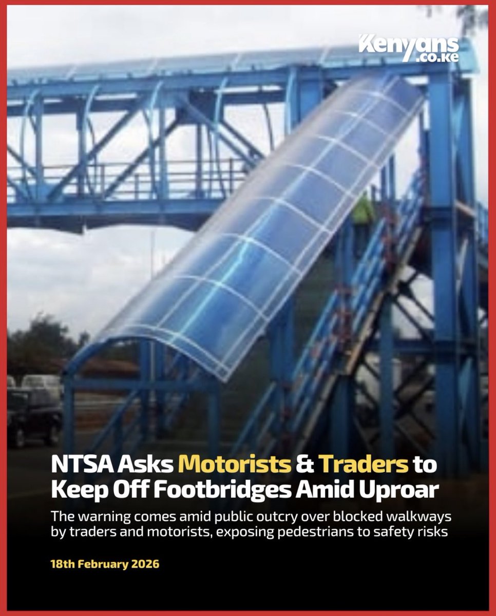 ⁦<a href="/ntsa_kenya/">NTSA KENYA</a>⁩, you must wait for a public outcry in order to act? What exactly do you do because you have become more or less moribund and failed to deliver on your various mandates? Bure kabisa! ⁦<a href="/WilliamsRuto/">William Samoei Ruto, PhD</a>⁩ ⁦<a href="/SakajaJohnson/">Sakaja Arthur Johnson</a>⁩ ⁦<a href="/MusaliaMudavadi/">Musalia W Mudavadi</a>⁩