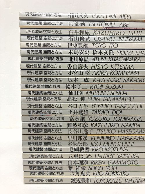 伊東豊雄、石山修武、坂本一成、鈴木了二、高松伸、谷口吉生、山本理顕
