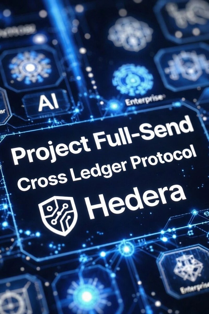 1/5 🚀 Breaking: Hedera Hashgraph just unveiled two game-changing moonshot projects at DevDay 2026 in Denver! Project Full-Send &amp; Cross Ledger Protocol (CLPR) are set to revolutionize DLT. Let's dive deep into why this is HUGE for $HBAR, DeFi, and the entire crypto ecosystem.