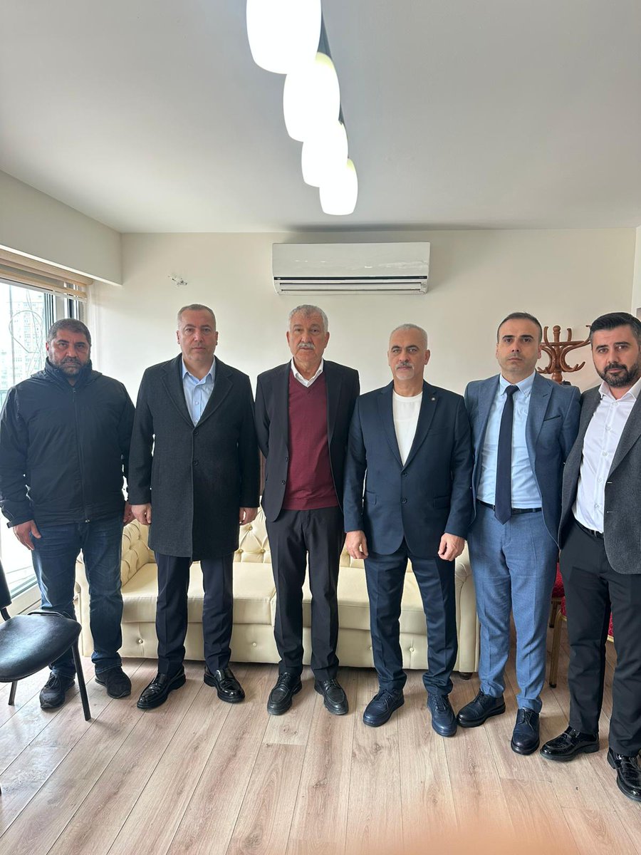 Zeydan başkan a geçmiş olsun ziyaretin de bulunduk.