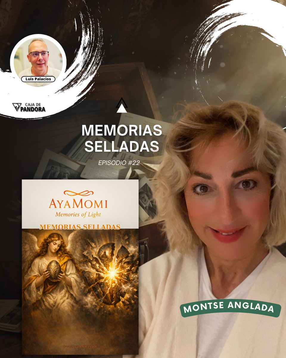 🚨 HOY NUEVO VÍDEO EN DIRECTO – Miércoles 18 Febrero 2026🚨
España 🇪🇸 18:00h - México 🇲🇽 11:00 - Argentina 🇦🇷 14:00h - 🇨🇴Colombia 12:00h - Perú 🇵🇪 12:00h - Republica Dominicana 🇩🇴 13:00H
MEMORIAS SELLADAS con Montse Anglada 

🎙 YOUTUBE CAJA DE PANDORA:
youtube.com/live/Bxvq2GdD2…