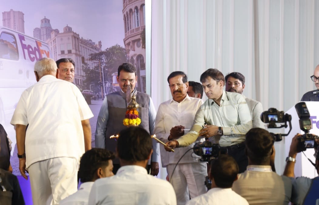 VIJAY_SINGHAL30's tweet photo. A significant milestone was marked on Wednesday, 18 February 2026, with the groundbreaking of the FedEx Hub at the cargo terminal of the Navi Mumbai International Airport, in the esteemed presence of Hon’ble Chief Minister Shri. Devendra Fadnavis. https://t.co/b9eD9MQo4G