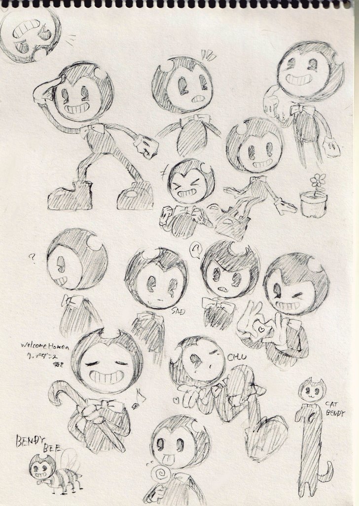 アナログベンディつめつめ
 #BENDY  #BATIM  #Bendy_and_the_ink_machine