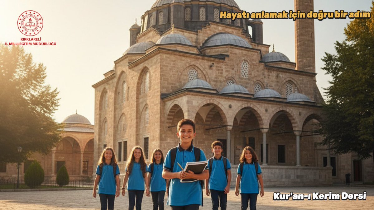 hsynertugral's tweet photo. Kur’an-ı Kerim dersi, hayat boyu sürecek bir dostluğun kapısını aralar. Okudukça kalbine yakın, yaşadıkça yoluna rehber olur.

#birdegeryolculugu

@tcmeb @Yusuf__Tekin @valikirklareli @kirklarelimem @LuleburgazMEM https://t.co/vLKXGtCvvz