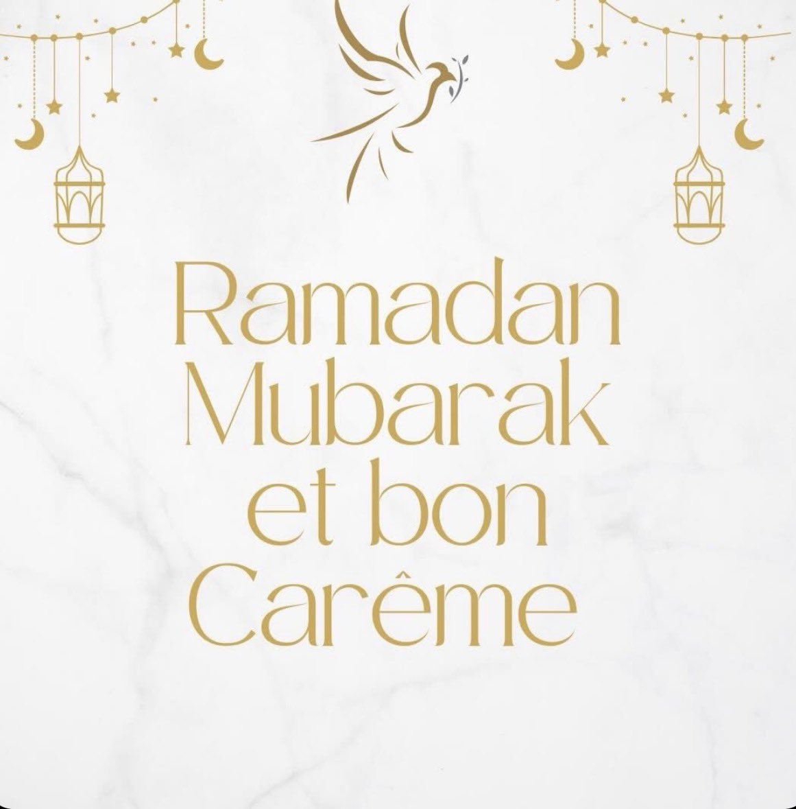 Cette année le Ramadan et le Carême tombent quasiment en même temps. 🤍