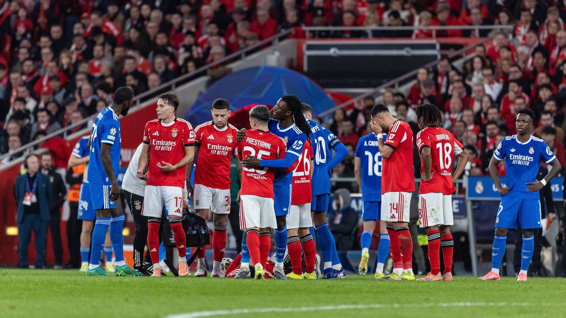 O Vinícius Júnior estragou uma noite europeia que tinha tudo para ser histórica: clubes de topo, estádio com adeptos ao rubro e golos memoráveis. Mas infelizmente não foi assim, porque cada golo que marca, cada assistência que dá ou cada drible que faz antecedem-se sempre de