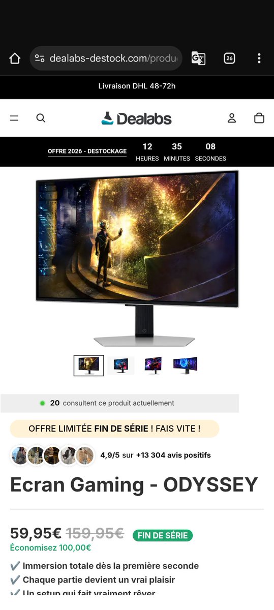 MonPetitDov's tweet photo. Hello @Dealabs  j'imagine ce site n'est pas a vous , y a quelques pub sur tiktok... https://t.co/WLbpWcn3VW