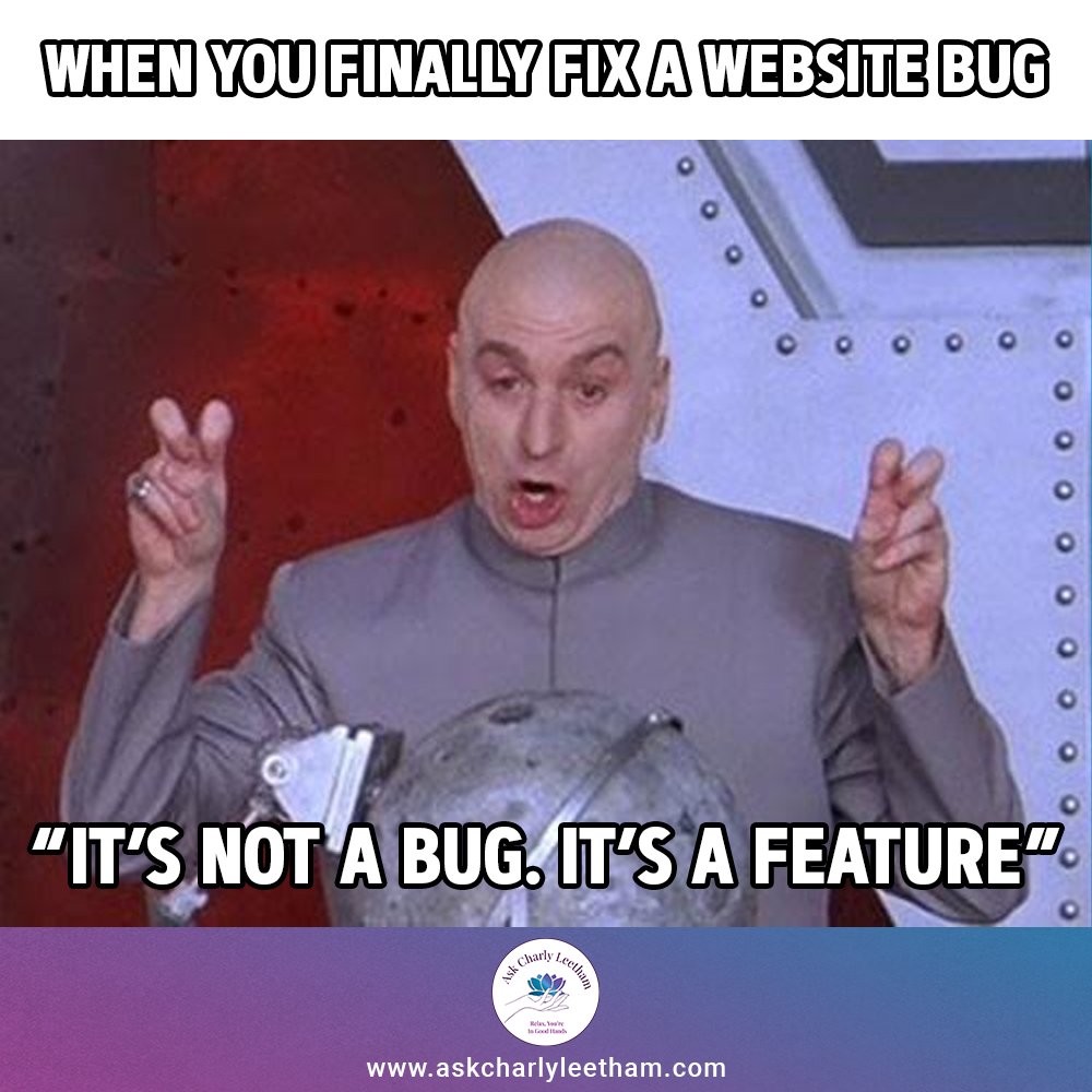 yourbizmgr's tweet photo. When you finally fix a website bug...

“It’s not a bug. It’s a feature.”

Every developer knows this moment.

#WebDevelopment #DeveloperHumour #WordPress #CodingLife https://t.co/5xO2QmoiI4